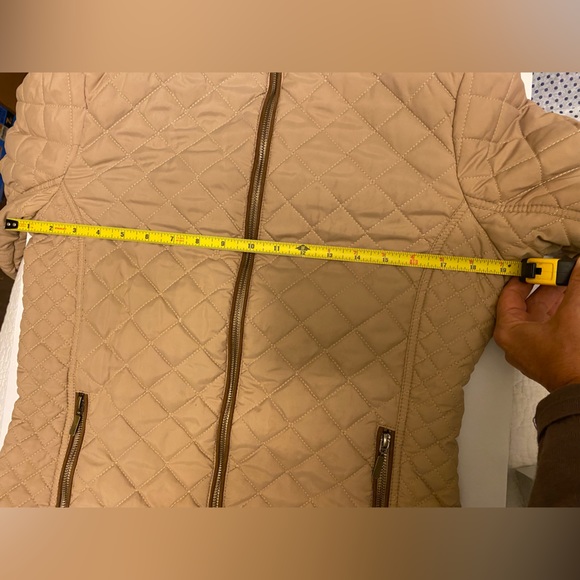 Jade and Ivory Brown Quilted Jacket sz M - Picture 9 of 11